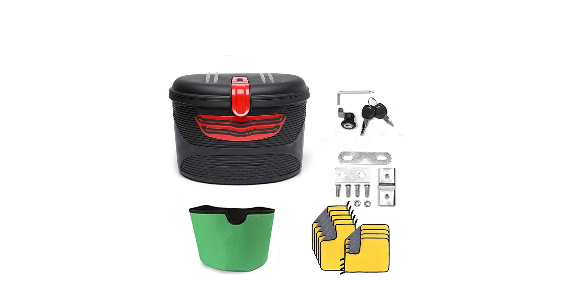 Amazon.co.jp: PITMAN 自転車カゴ、電動自転車カゴ、自転車