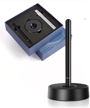 Magnetic Levitating Rollerball Pen, Aluminum Alloy, Magnetic Cap, Minimal Design, Hover, Swing Freely Tech Toys, Gift for Men&Women, Desk Decor