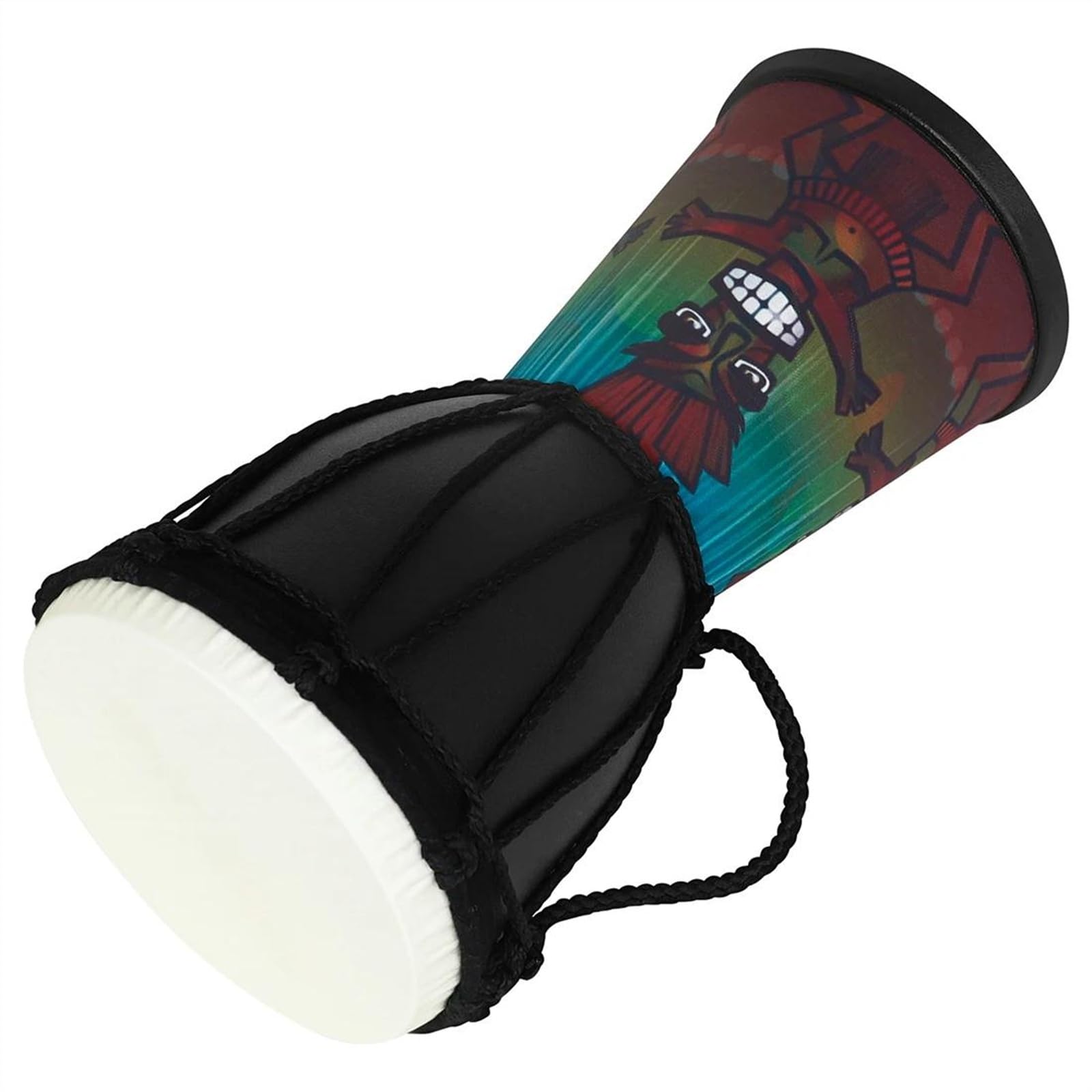 Profesjonalny Djembe 4-calowy Przenośny Bęben ABS Kolorowy Bęben Ręczny Djembe Profesjonalny Instrument Perkusyjny