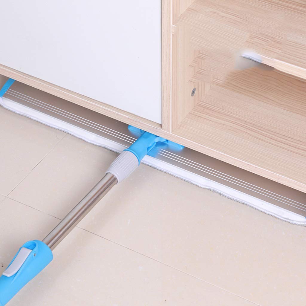 Mop Rotante Materiale per la Pulizia della casa Tessuto Mop Piatto Spazzare Pavimenti duri Pulizia di Persone Pigre