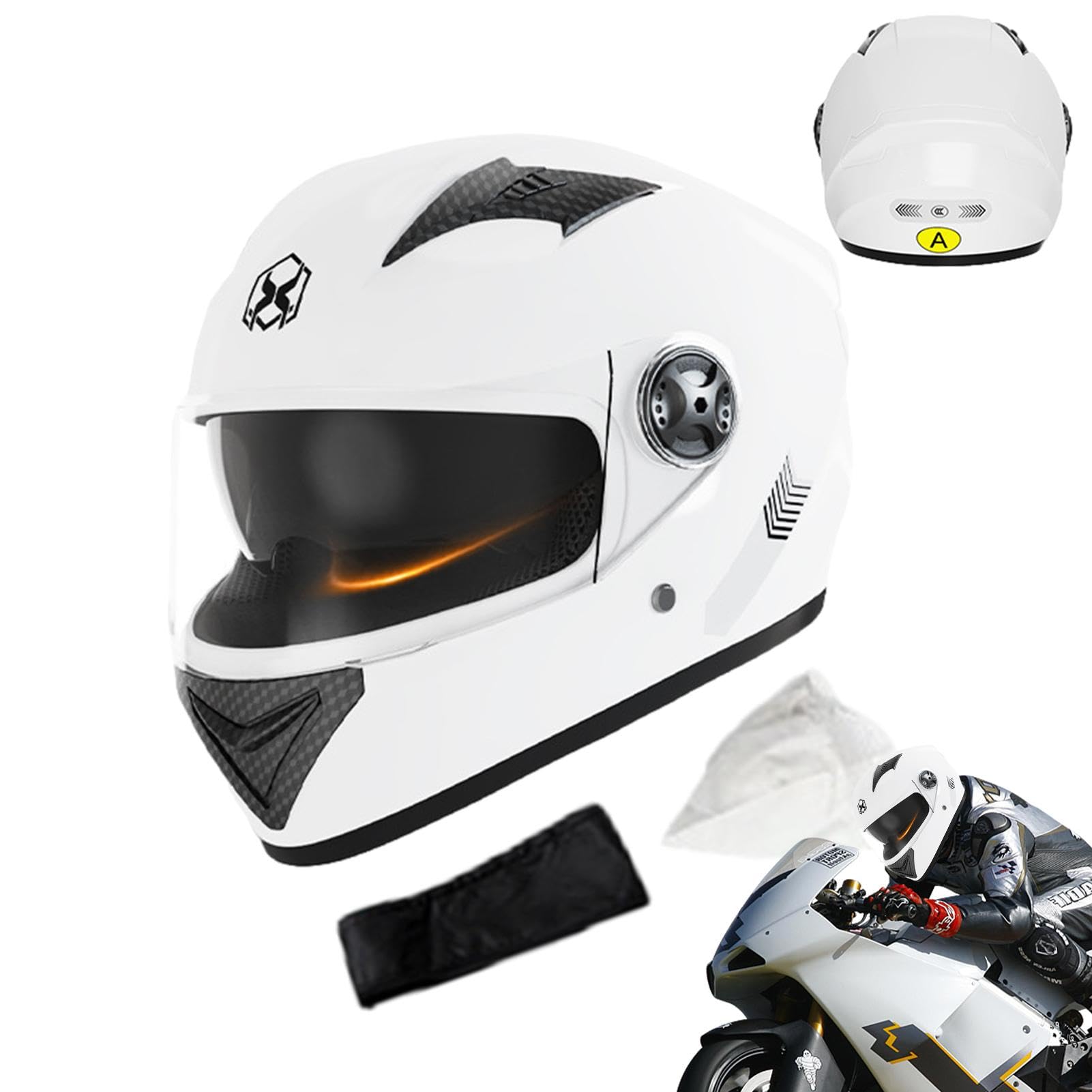 Visiera Protettiva Per Casco KYT TT Course – Parabrezza Universale Con Protezione UV