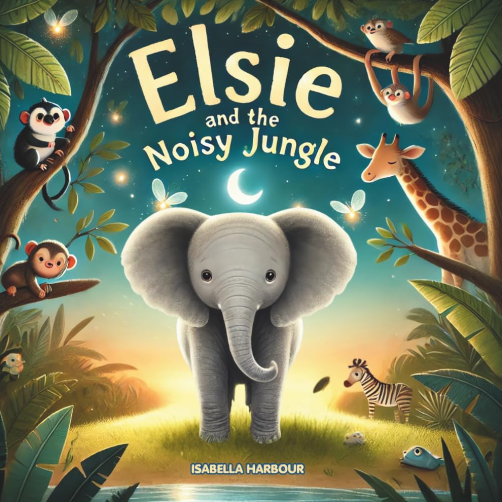 Elsie and the Noisy Jungle: A Gentle Bedtime Story About Overcoming Fear, Night Sounds, and Finding Comfort in Friendship for Ages 3–5