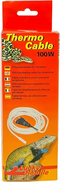 Câble Chauffant Lucky Reptile 100W pour Terrarium - Chauffage Rapide & Uniforme