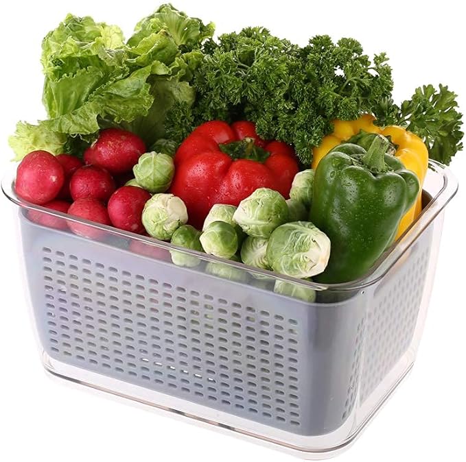 2 Pack Produce saver storage containers Fresh Vegetable