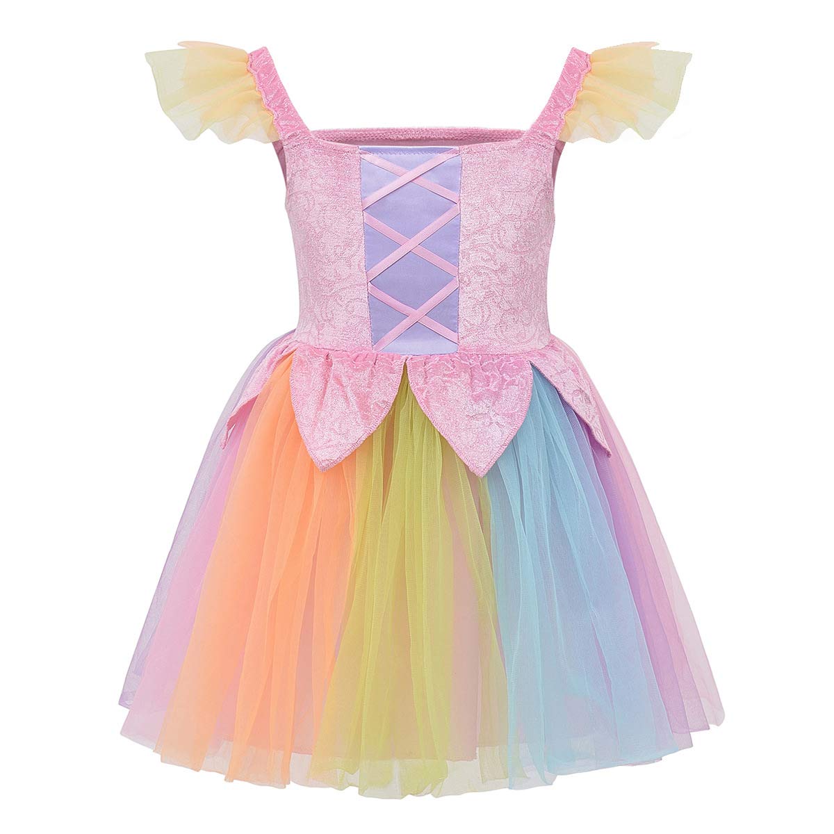 Rainbow Fairy Dress For Girls Kids Toddler Fairy Costume Dress | Desertcart  Cayman Islands