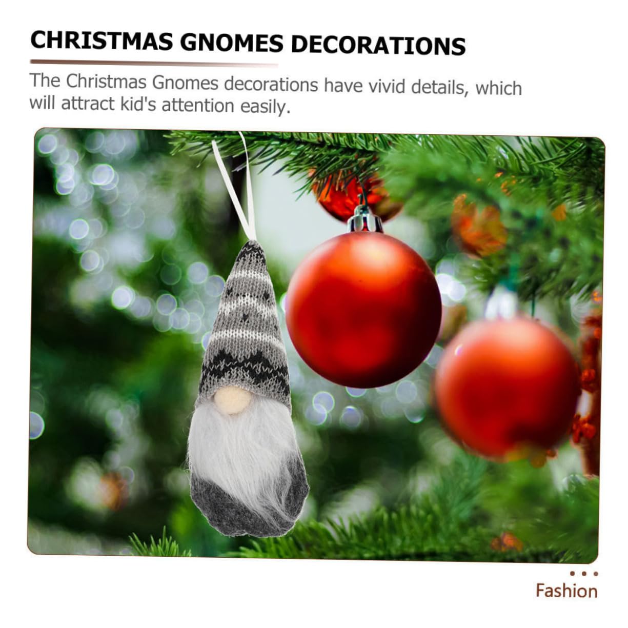 Veemoon 6 Stück Weihnachtsdeko Set – Niedliche Strick-GNOME Und Plüsch- Für Festliche Hängedekoration Am Weihnachtsbaum – Kreative Ornamente Für Stimmungsvolle Feiertage in Grau