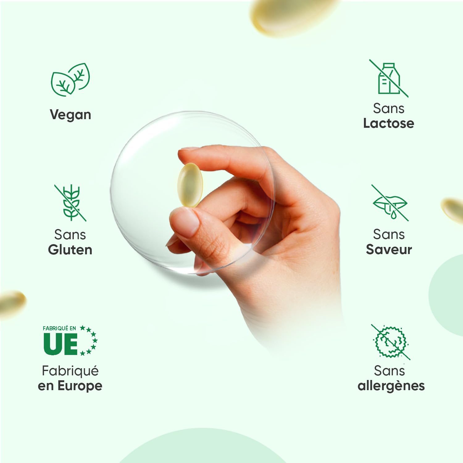 Vitamine E 400 UI, 1 Gélule tous les 2 Jours, 180 Gélules Vegan pour 1 An- Acetate de Dl Alpha Tocopheryl - Selon EFSA, la vitamine E contribue à la protection des cellules contre le stress oxydatif