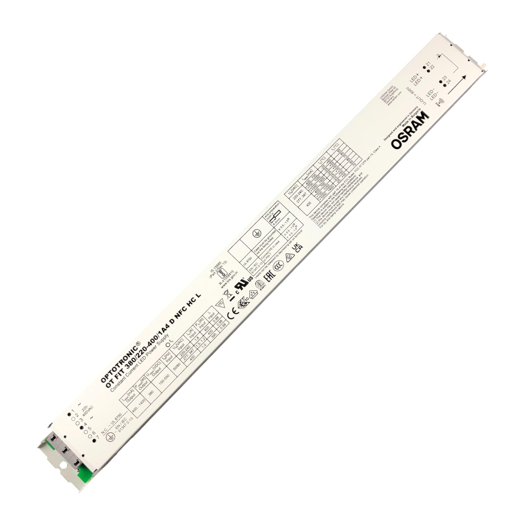 LED-Treiber OT FIT 380/220...400/1A4 D NFC HC L