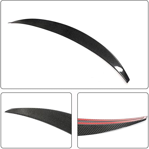Miniatura 6 de MCARCAR KIT Alerón trasero de fibra de carbono real para Audi A5 S Line S5 RS5 2017-2023 Coupé 2 puertas alerón trasero ala labio salida de fábrica