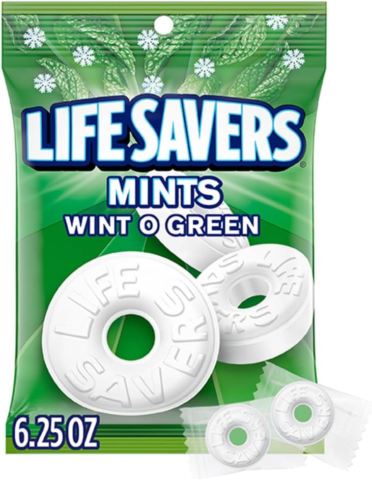 Life Savers Hard Candy, Wint-O-Green, 6.25 oz