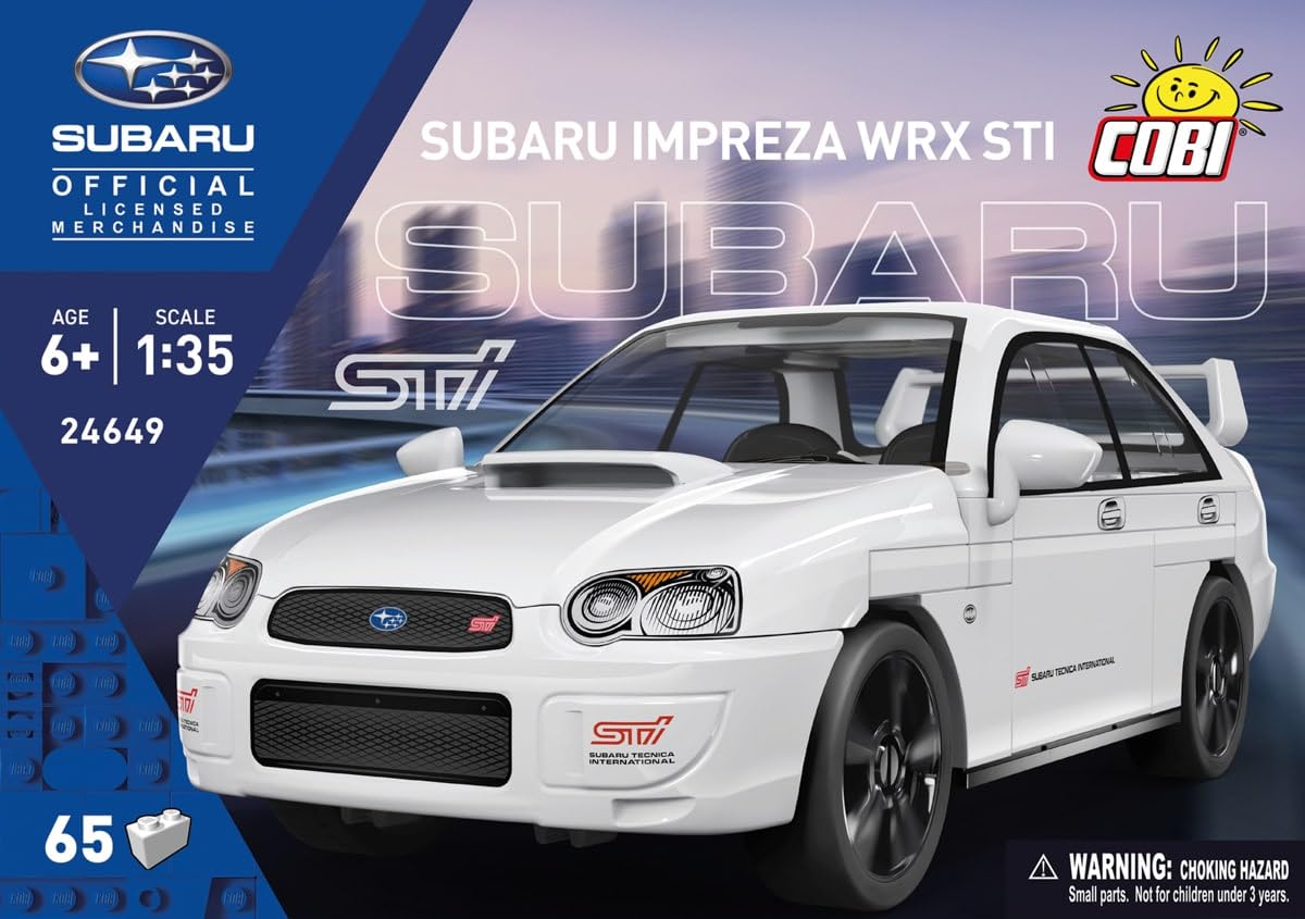 Subaru Impreza WRX Sti, Blue, Red, Yellow, 125 x 62 x 43 cm - Image 4