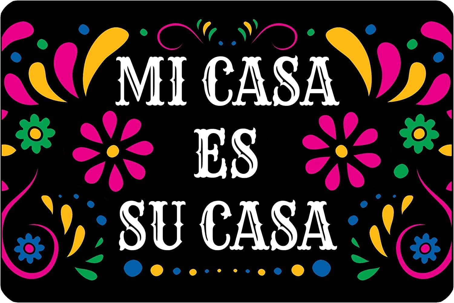 Retro Metal Tin Sign ES Mi Casa ES Su Casa Welcome Home Sweet Love Home Sign Home Decor Metal Aluminum for Home Gate Garden Bars Cafes Man Cave Living Room Bedroom Dining Room Office Pubs 8x12 Inch