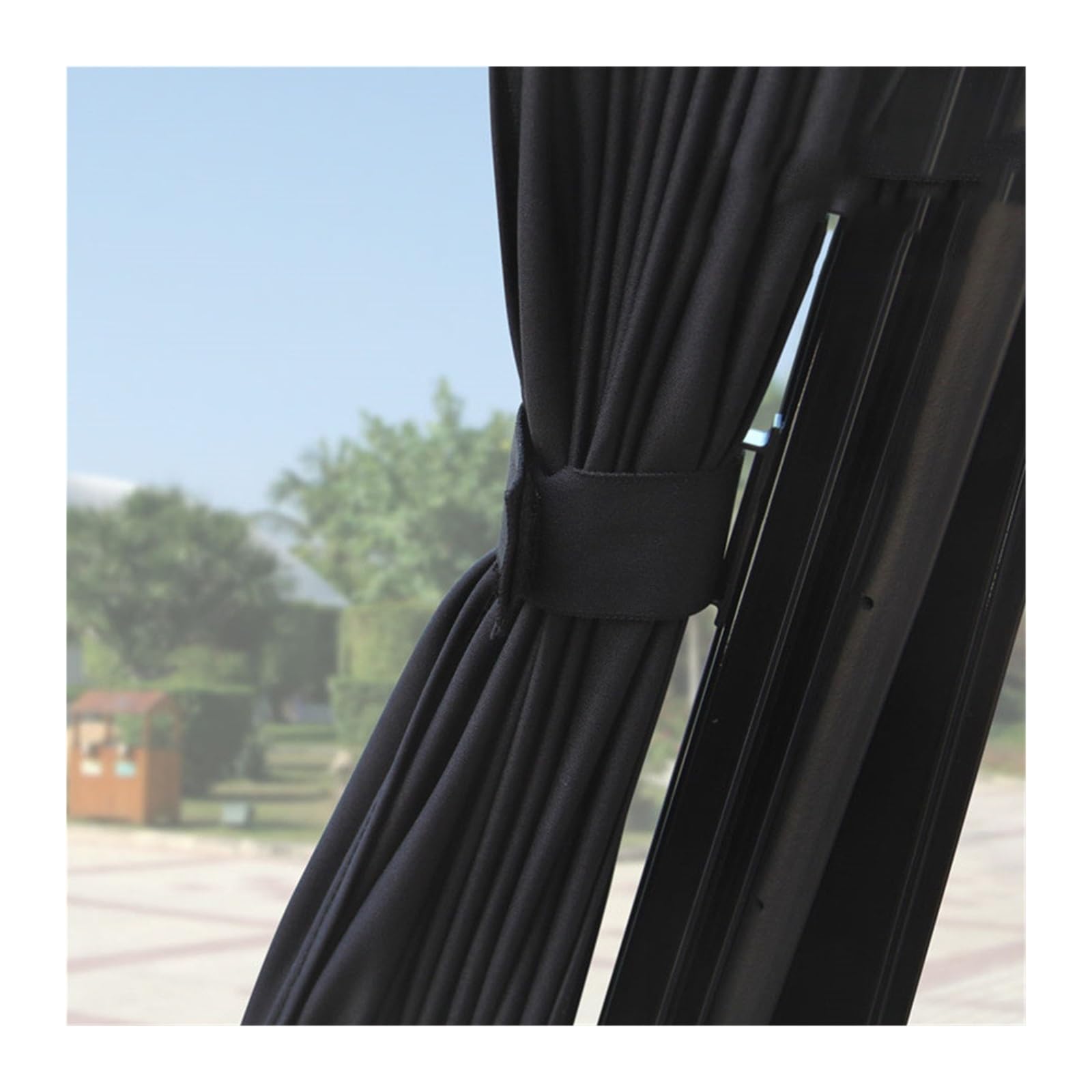 Rideau Arrière Fourgon Occultant Kit de Rideau Caravane Pare-Soleil for Camping-Car