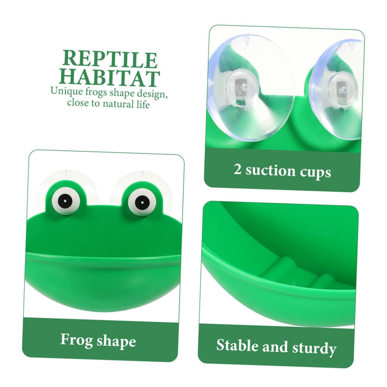 Angoily 6pezzi Terrario Per Rettile Con Design Motivo Di Accessori Per Riposo Di Lucertole Gechi e Altri Animali Acquatici Stabile e Facile Da Installare