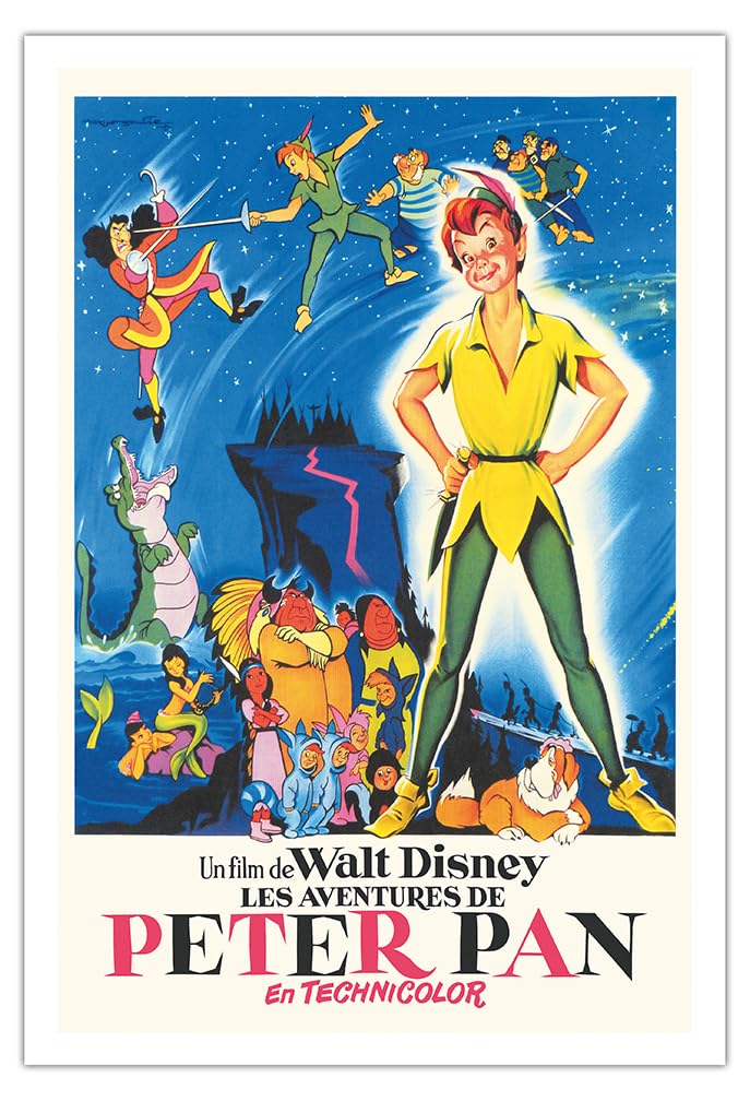 Walt Disney's The Aventures of Peter Pan - Vintage French Movie