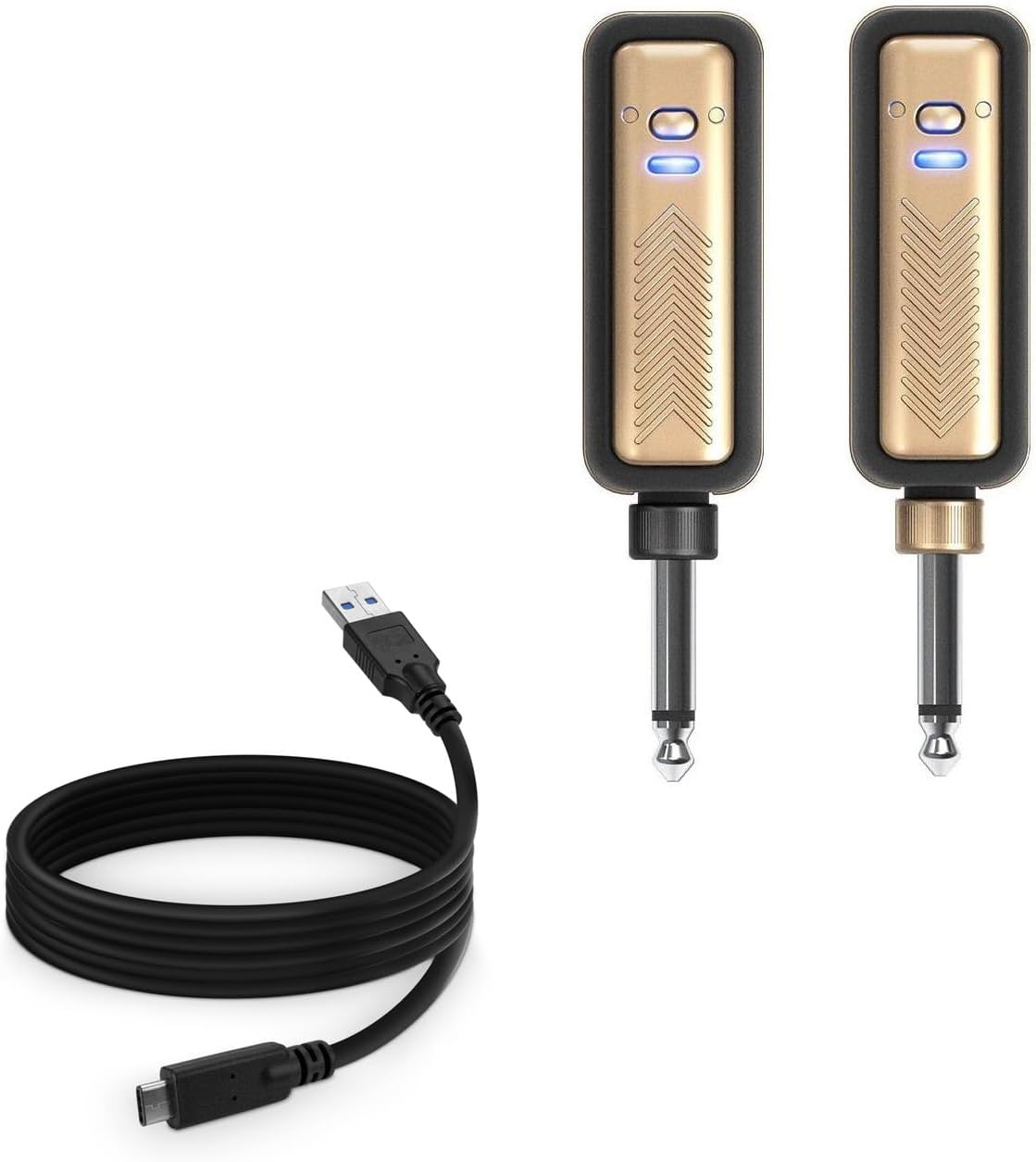 BoxWave Cable Compatible with Positive Grid Spark Link - DirectSync - USB 3.0 A to USB 3.1 Type C, USB C Charge and Sync Cable - 6ft - Black