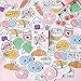 Produktbild BLOUR Snack Pocket Series Kawaii Niedliche Aufkleber Benutzerdefinierte Aufkleber Tagebuch Briefpapier 45 STK