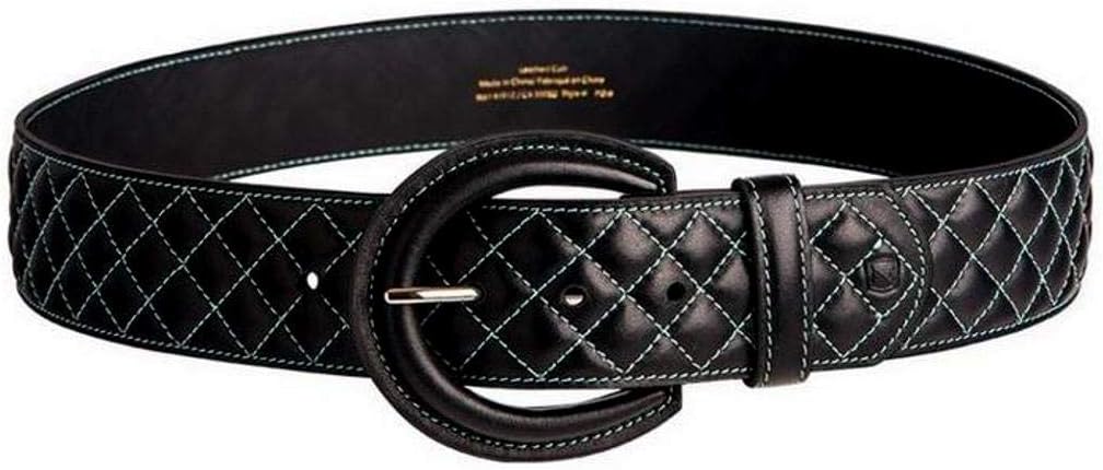 Noble Outfitters Classic Quilted Belt, Color: Black, Size: Xxl