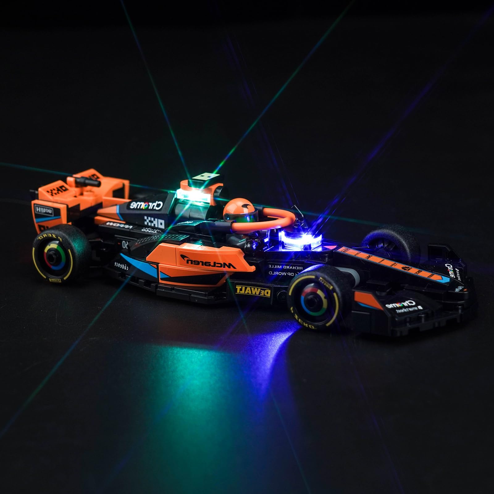 Light Kit for Lego McLaren Formula 1, Lighting Set for Lego 76919 Speed Champions 2023 McLaren Formula 1 Race Car
