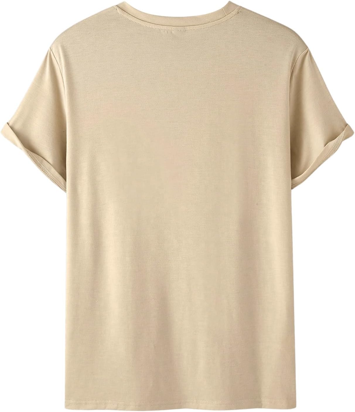 WDIRARA Men's Letter Print Short Sleeve T-Shirt Top Round Neck Summer Casual Tee Tops - Image 2