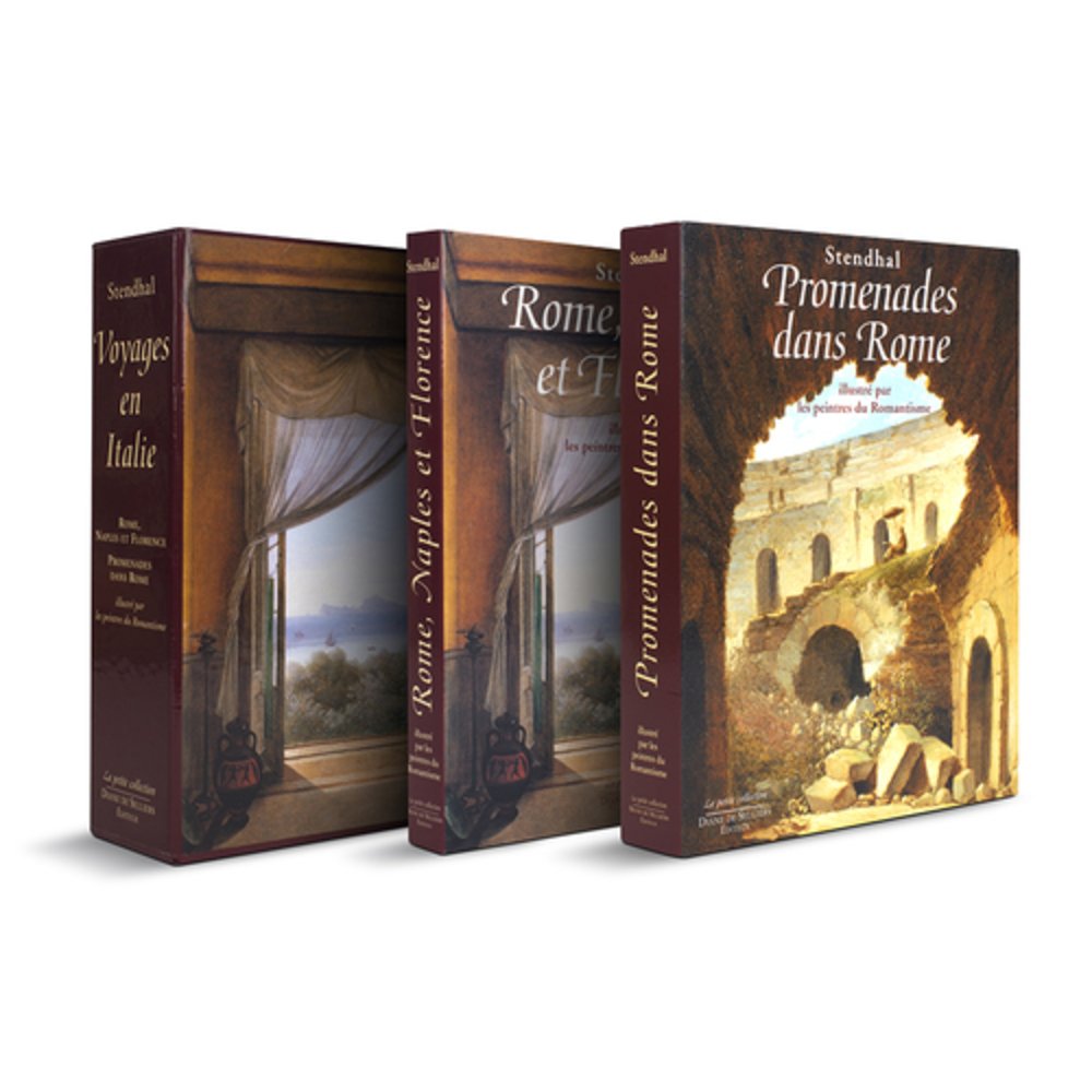 Voyages en Italie illustrés par les peintres du romantisme - 2 volumes: Coffret en 2 volumes : Rome, Naples et Florence ; Promenades dans Rome