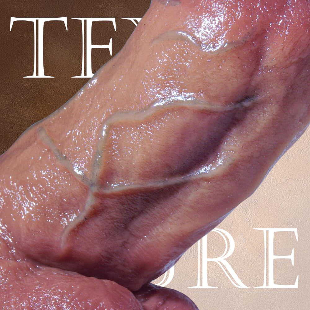 Gode ​​réaliste en silicone de 9,5", pénis épais de 2,7" de diamètre avec grande ventouse pour mains libres et grand sexe anal, gros gode XL avec jouet à boule large pour hommes et femmes