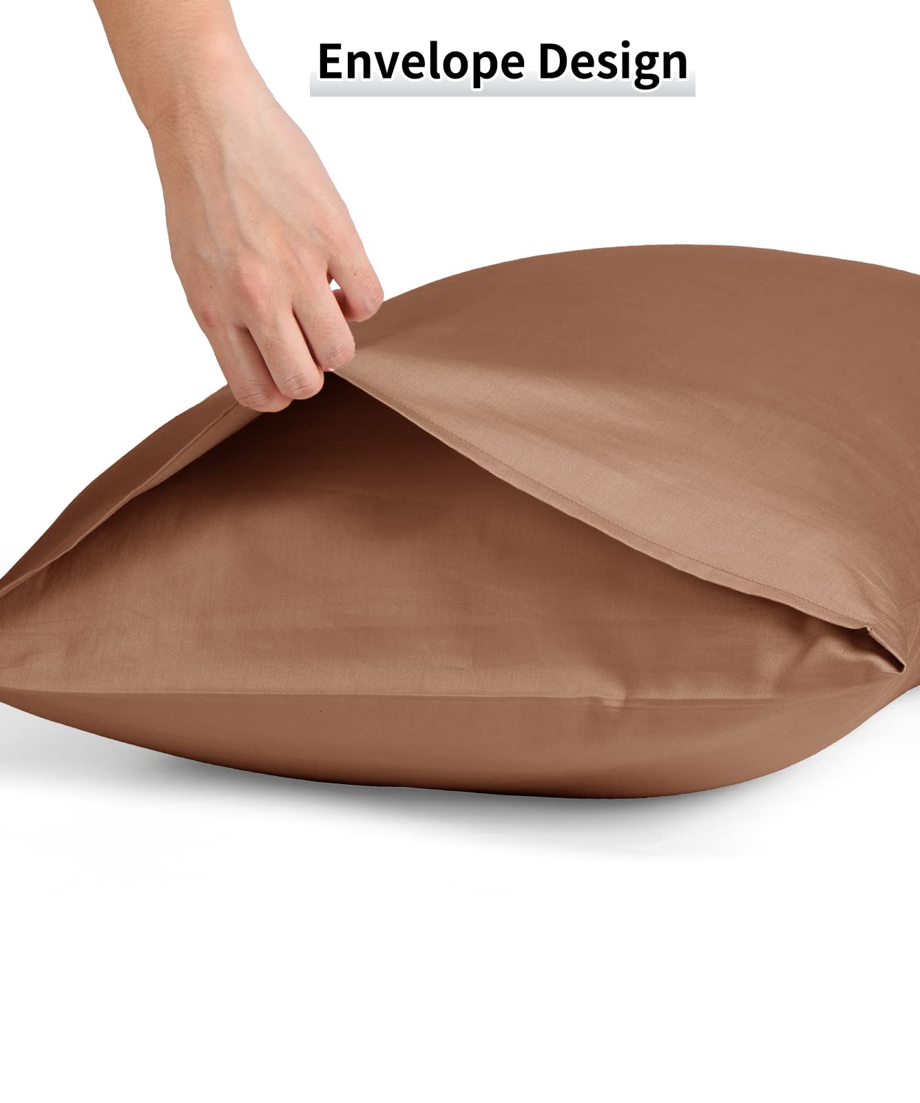 Warmstar Lot De 2 Taies D'oreiller 600 Fils Au Pouce Carré, 100
