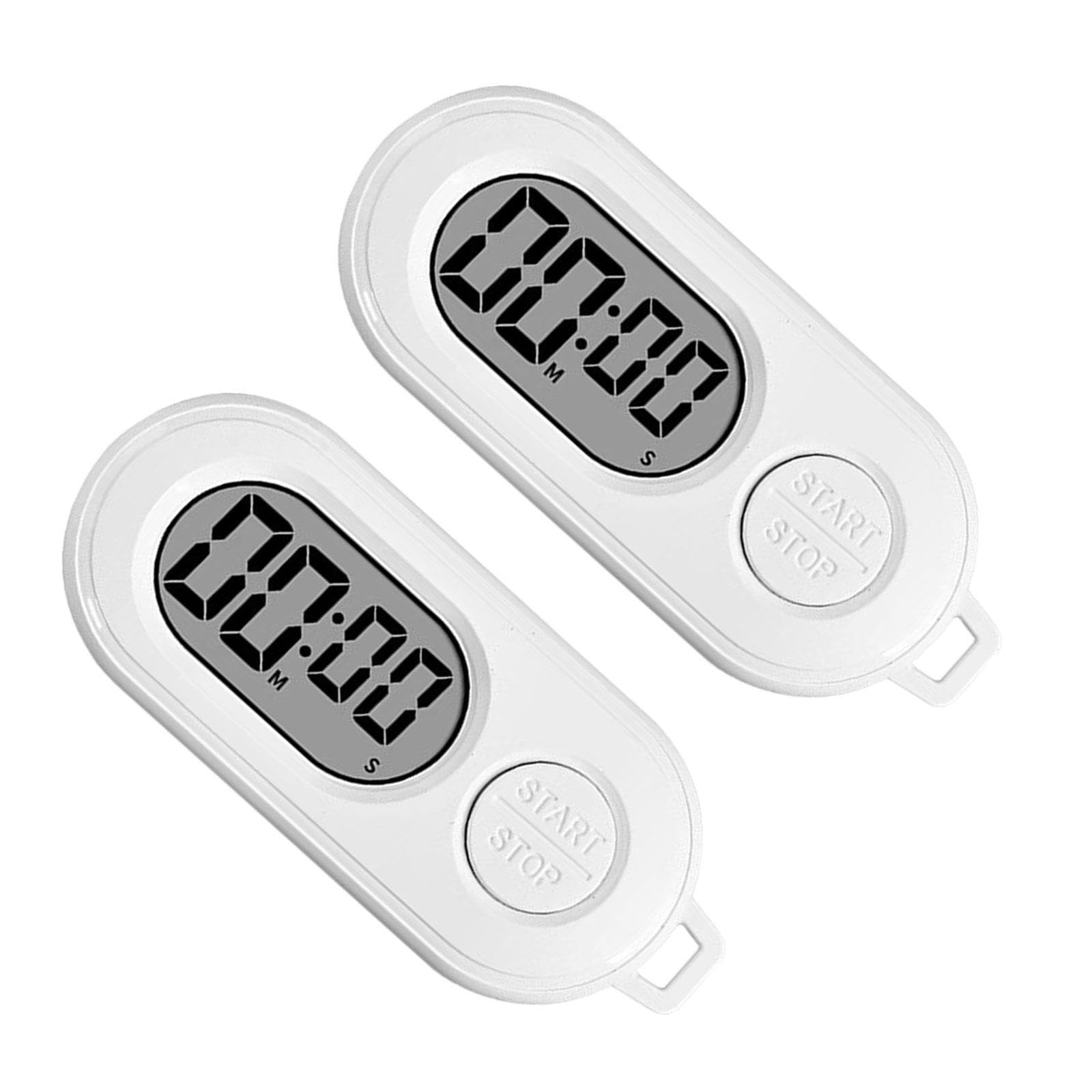 Compact LCD Countdown Stopwatch Holder Timer with Big Display for Gym Kitchen Cooking Timer with LCD