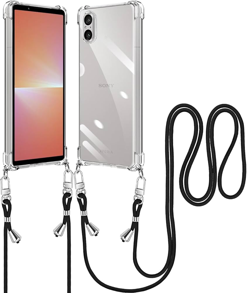 Amazon.co.jp: Xperia 5 V ケース クリア ショルダー SO-53D カバー