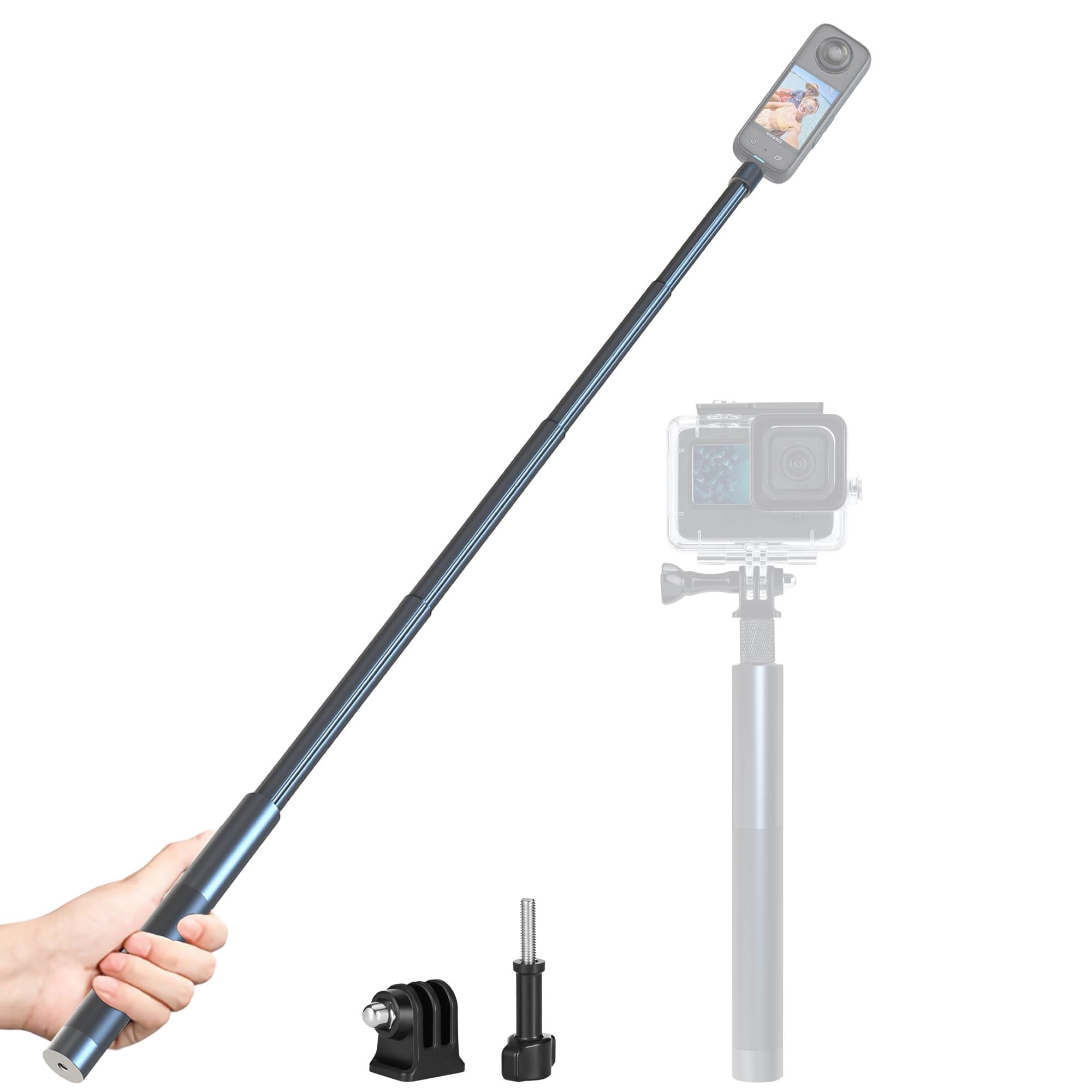 Bastone Selfie Invisibile Insta360 - Compatibile Con X4, GO 3S, Ace Pro E Altri - Foto 9