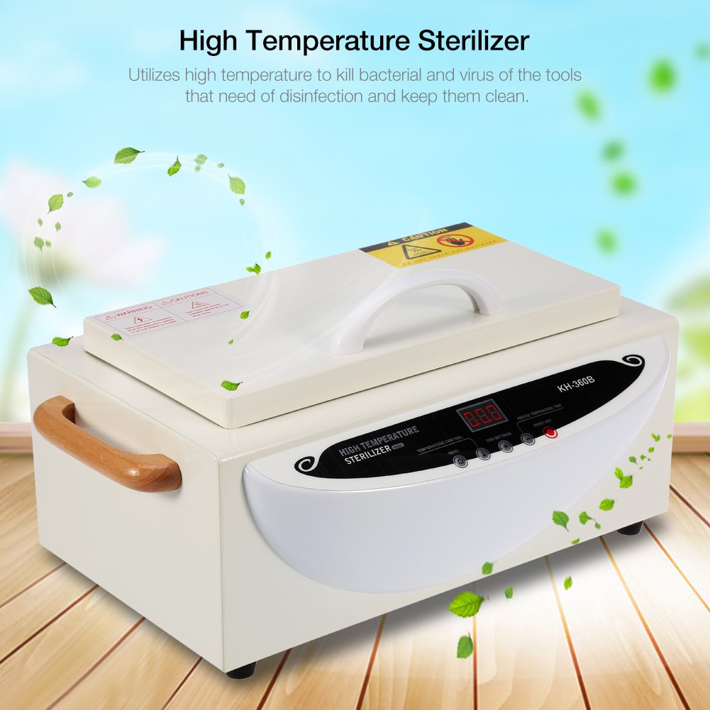 Sterilizzatore ad aria calda, sterilizzatore per strumenti, sterilizzatore per unghie, sterilizzatore ad aria calda, sterilizzatore ad aria calda per cosmetici, cura dei piedi, nuovo sterilizzatore