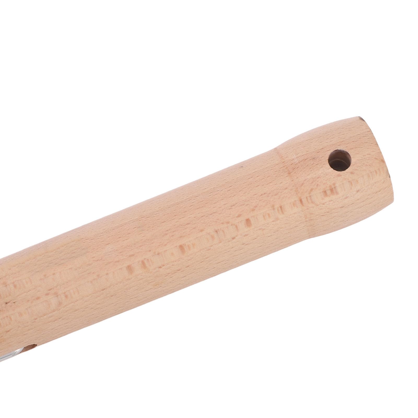 Yosoo Health Gear Cucchiaio per Schiumarola, Colino per Alimenti a Maglia Fine in Acciaio Inossidabile con Manico in Legno, Manico da 10 Pollici, Filtri Olio e impurità, Impugnatura Resistente Al