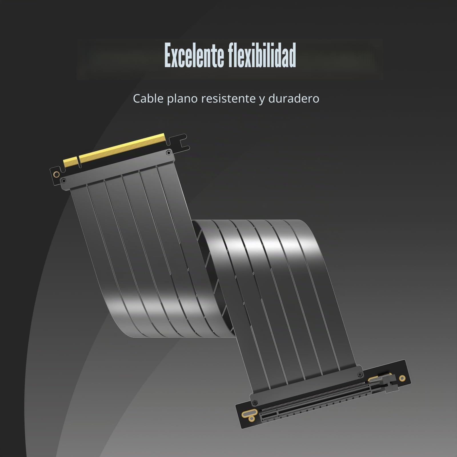 GLOTRENDS 200mm PCIe 3.0 X16 Riser Cable para gama baja PCIe 3.0 GPUs, tales como GeForce RTX 20/GTX 16/GTX 10 Series y AMD Radeon RX5000/VII/RX Vega/R9 Fury Series, etc