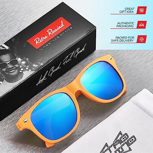 Image of Retro Rewind Kids Sunglasses for Boys Girls Age 3-12 - Shatterproof UV400 Toddler Children Sun Glasses