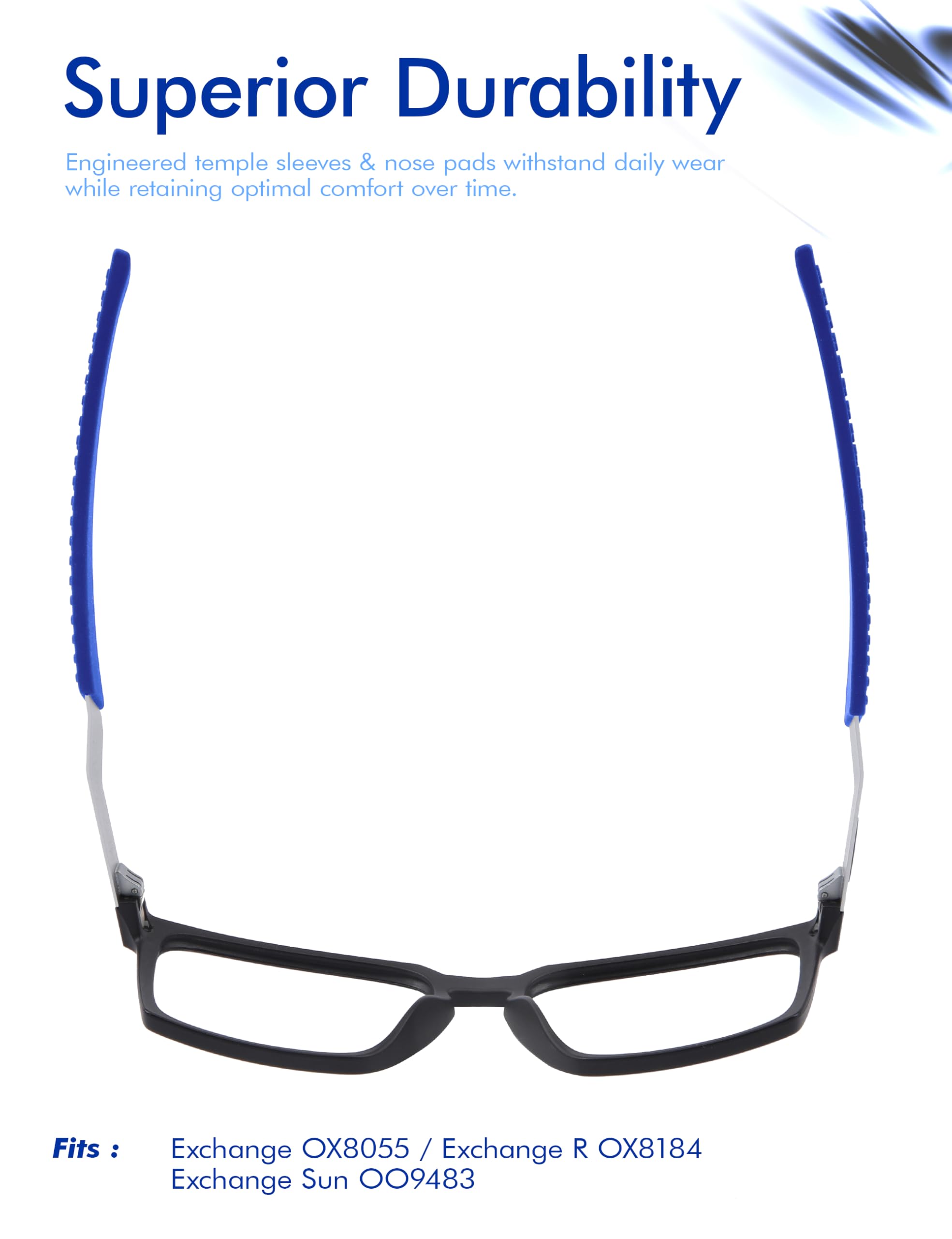 Saucer Exchange R OX8184 - Gommini di ricambio per occhiali da sole Oakley Exchange OX8055