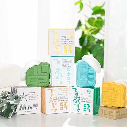 Miniatura 3 de Superar jabón cica 3.5 ozcentella asiática, jabón de proceso frío, jabón en barra natural, barra de jabón hecha a mano, jabón natural hecho a mano,