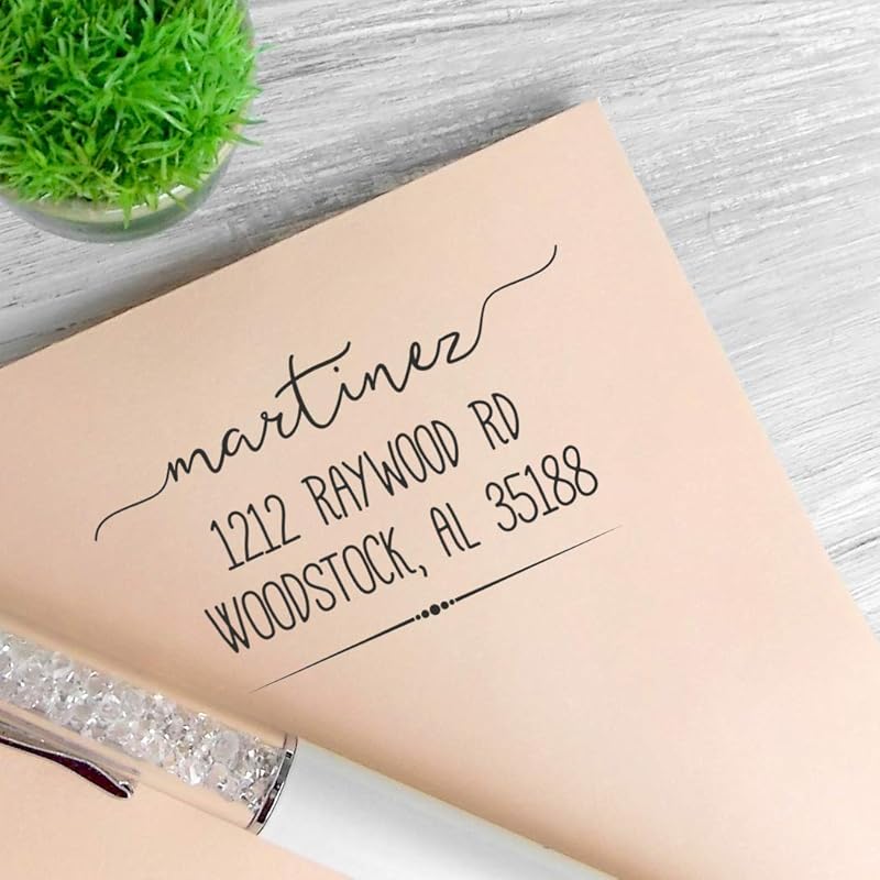 Custom Wedding Stamp Return Address Stamp Personalized