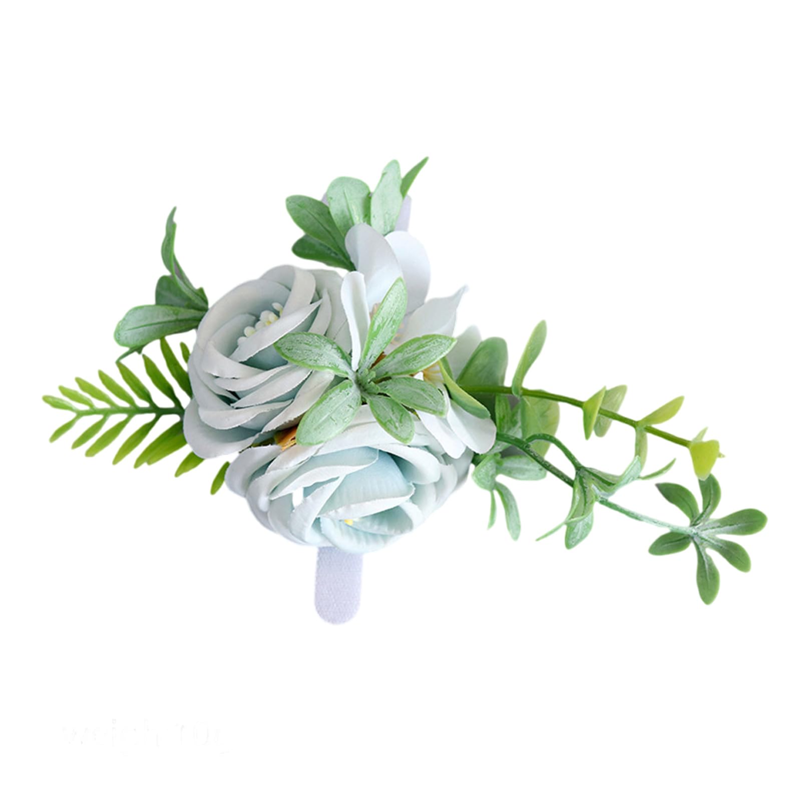 Hsioluted Colorful Elegant Wedding Rose Wrist Corsages Enhances the Beauty of Bridesmaids and Sister At Weddings Ceremony Bridesmaid Hand Flowers Bridesmaid Flowers Bouquets Blue Color