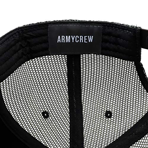 Image of Armycrew Oversize XXL Blank Flatbill Mesh Snapback Cap