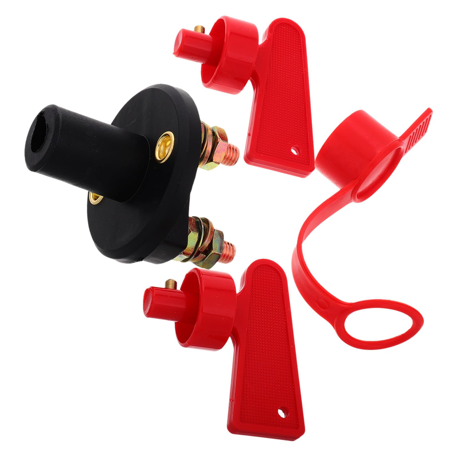 HAPINARY Heavy Duty Rv Battery Disconnector Universal Battery Disconnect Switch for 12v 300a Vehicles Universal Waterproof Switch