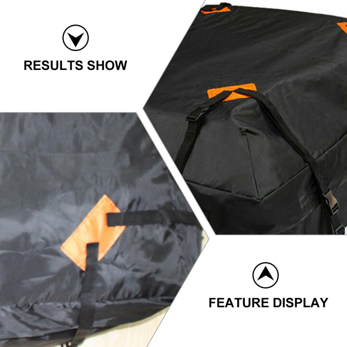 Autodachtasche aus Oxford Gewebe Verschleißfest und Einfach zu Verstauen Dachgepäcktasche für Fahrzeuge für Camping und Reisen