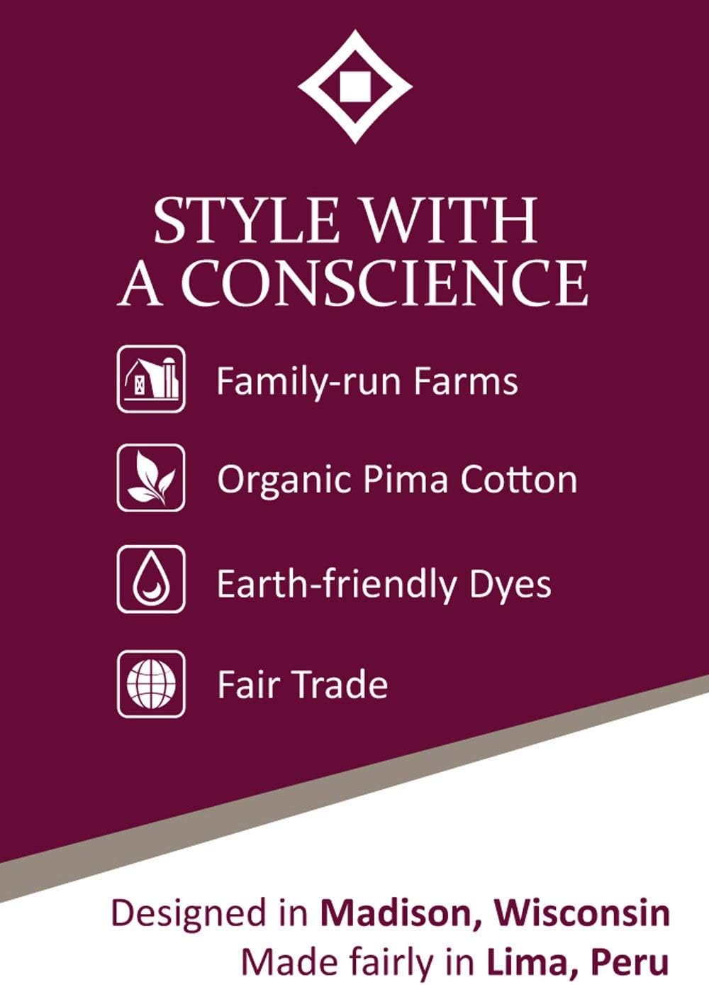 Fair Indigo Women's Organic Pima Cotton Long Sleeve V-Neck T-Shirt - Image 7