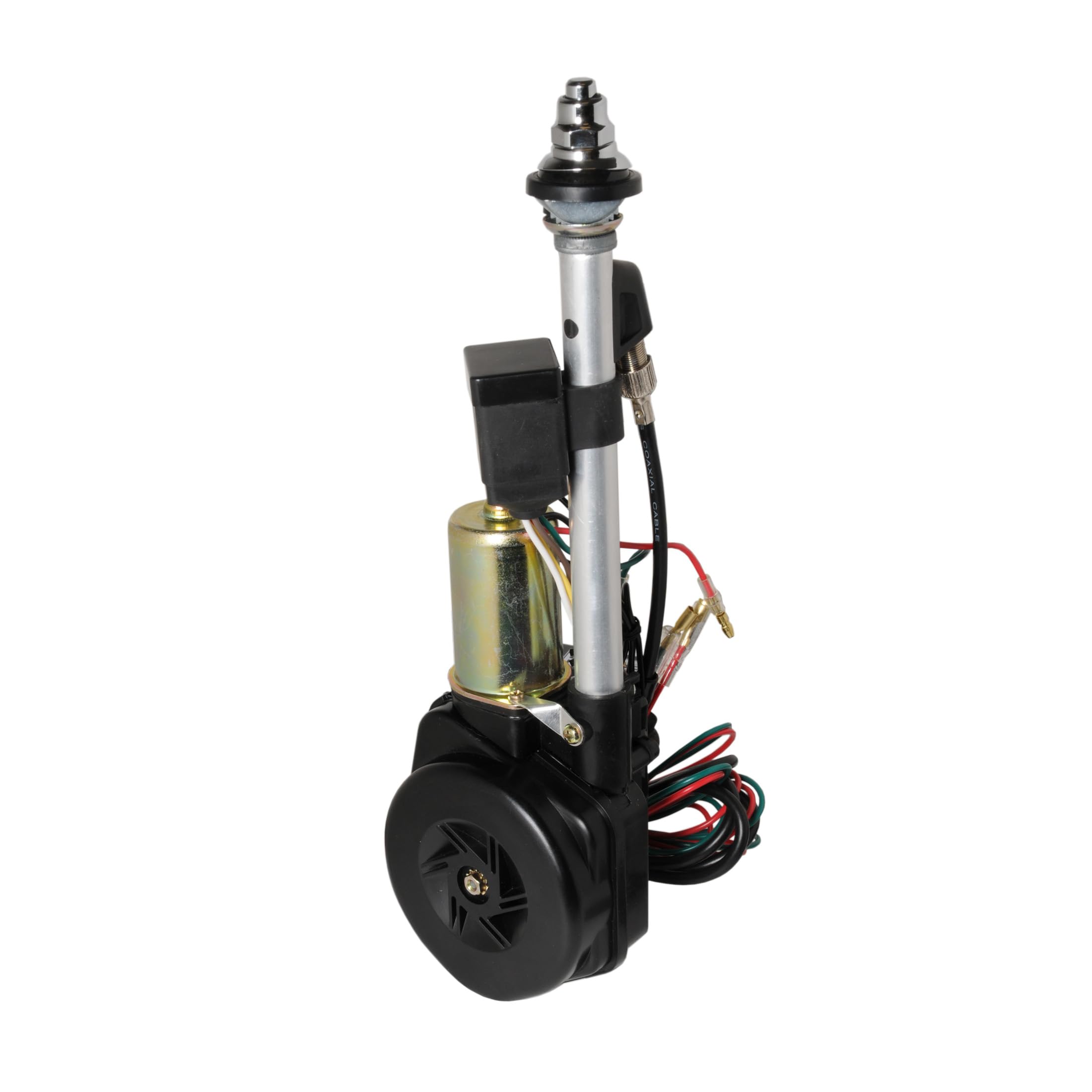 Scosche EPA82F Antenne électrique entièrement automatique pour radio de voiture, camion ou SUV – Antenne télescopique – Compatible avec radio AM/FM – Facile à installer pour une meilleure réception