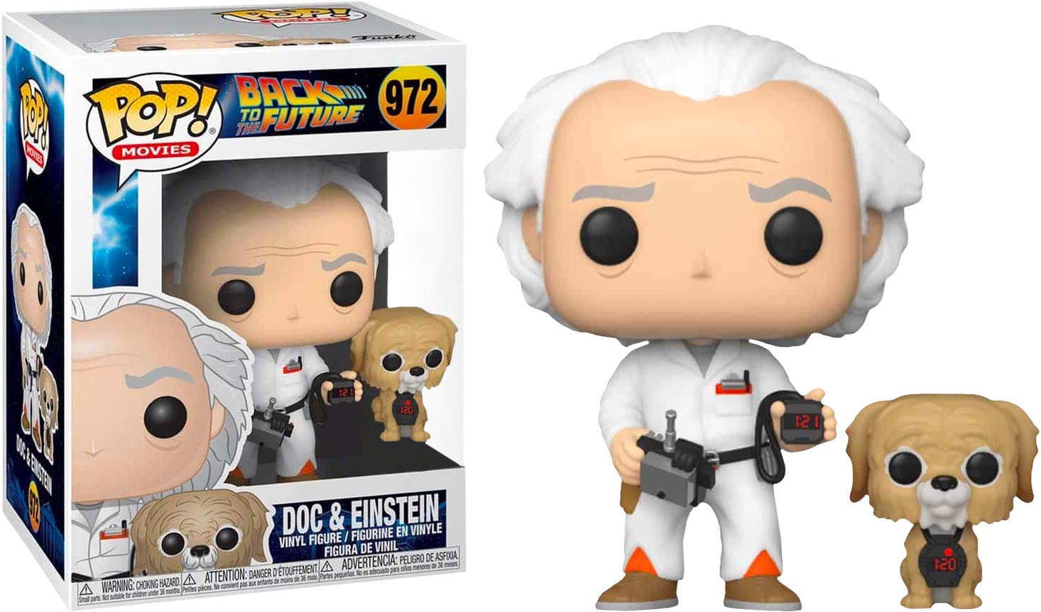 Amazon.com: Back To The Future Doc and Einstein Pop! Vinyl