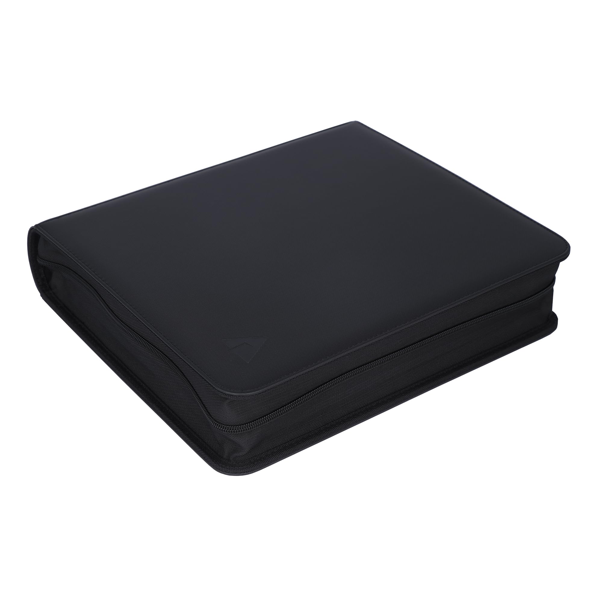 Rayvol Sammelkartenbinder, 9 Taschen passend für 1404 Karten – Metall-D-Ring-Kartenhalter mit 78 doppelseitigen klaren Seiten, Top-Loading Sammelalbum – Schwarz