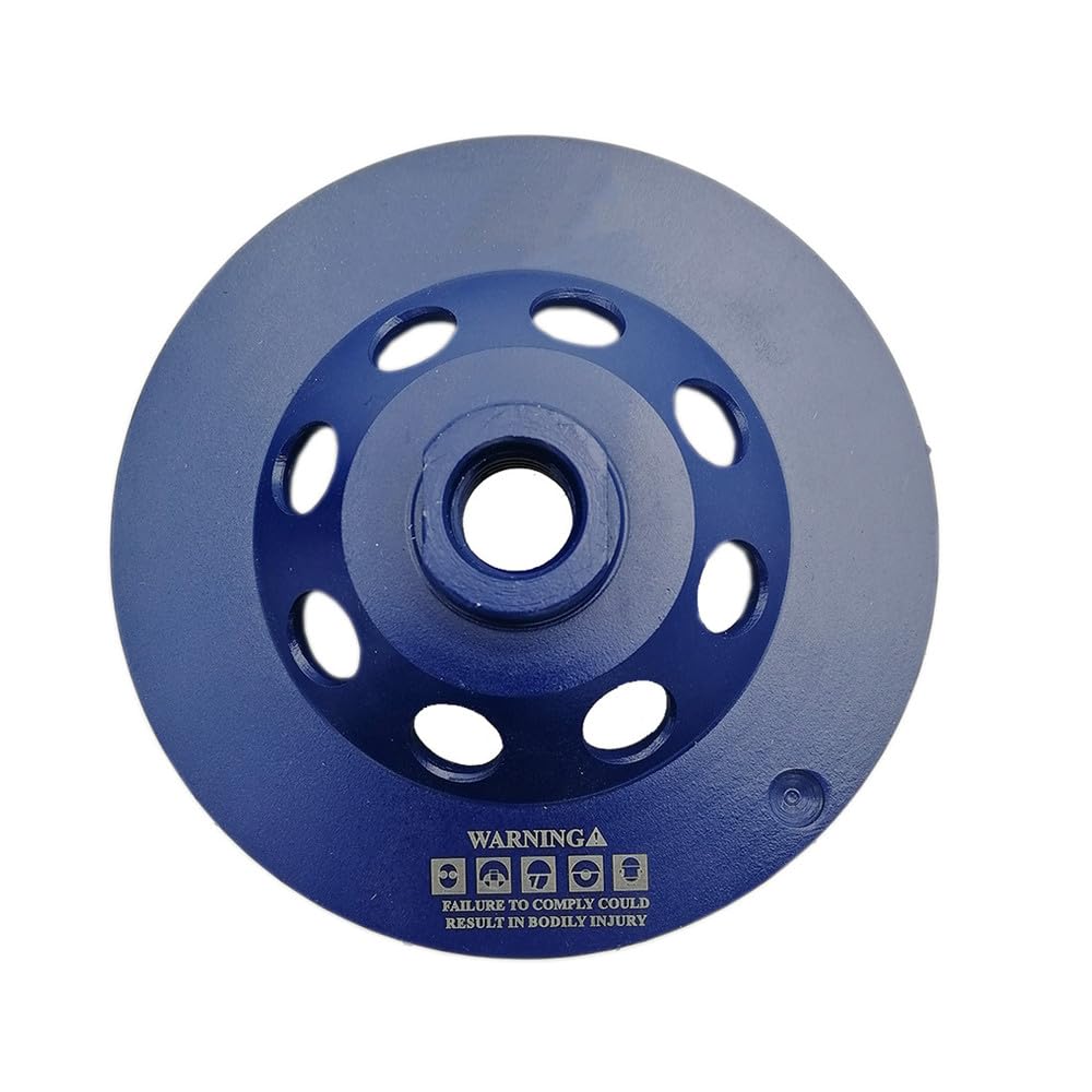Muela de copa turbo segmentada con diamante para hormigón y piedra dura, conexión 5-11, 115 mm, 4,5 in, 1 pieza,115 mm, 4,5 in, 1 pieza,1