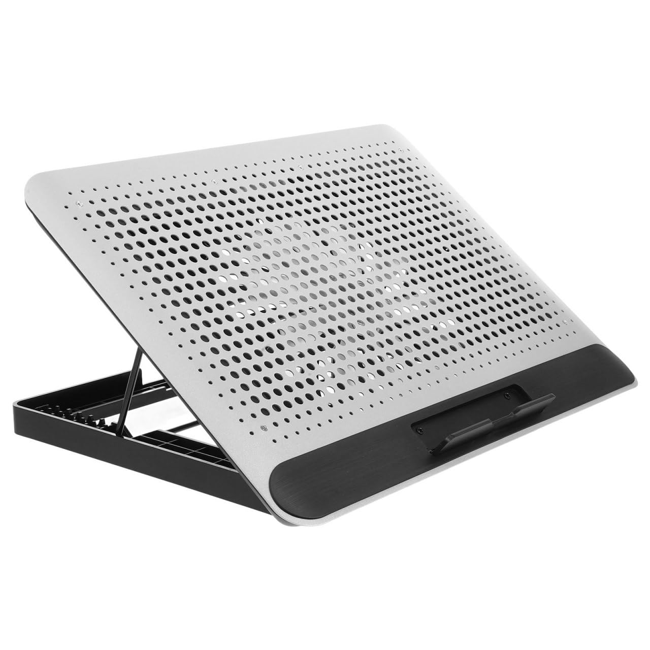 Soporte Portátil Aluminio para Laptop con Ventilador Silencioso Base Refrigeradora con Diseño Delgado Antideslizante Compatible con Ordenadores Portátiles y Accesorios Informática