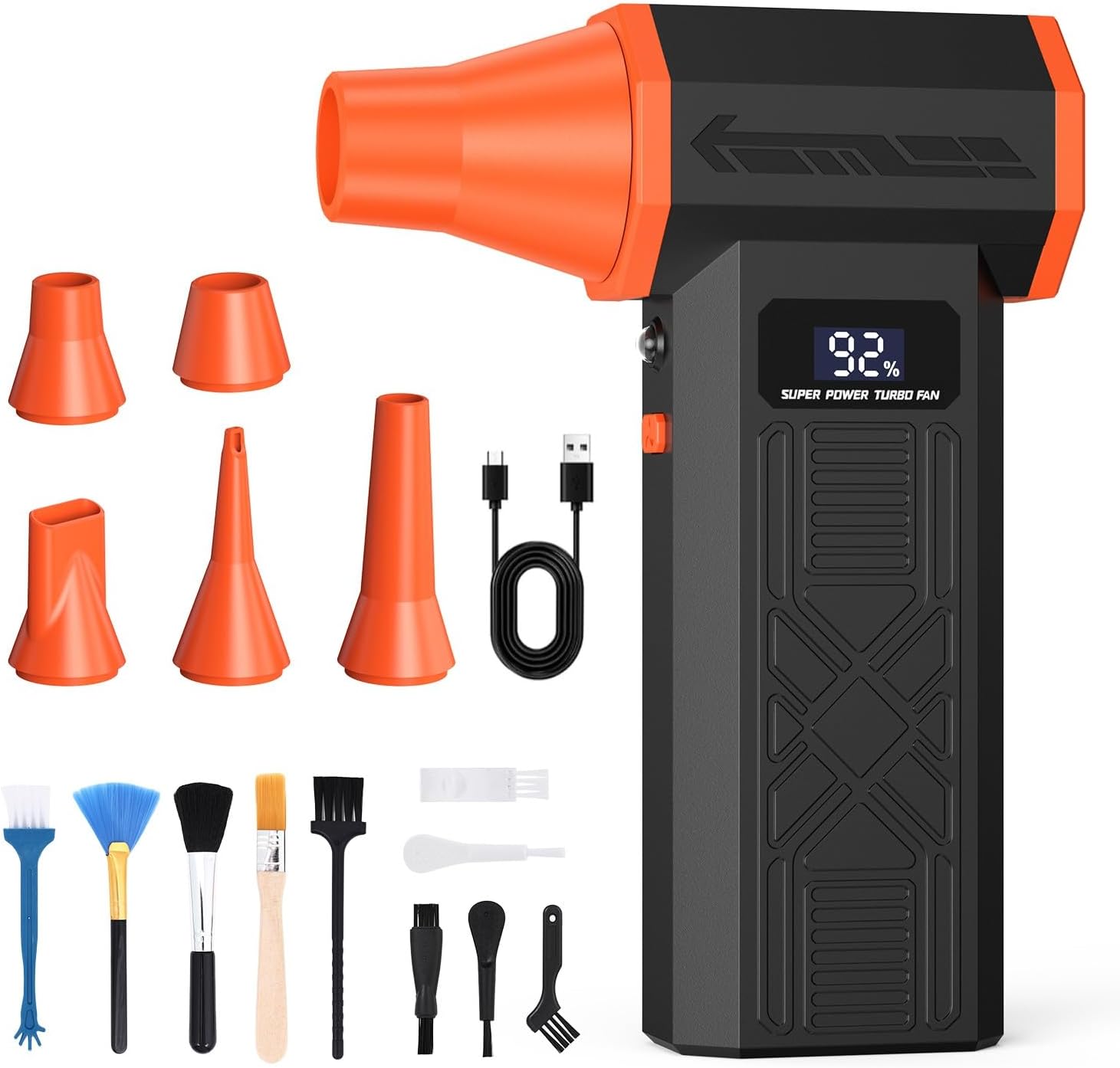 Compressed Air Duster, 120,000RPM Electric Air Duster,...