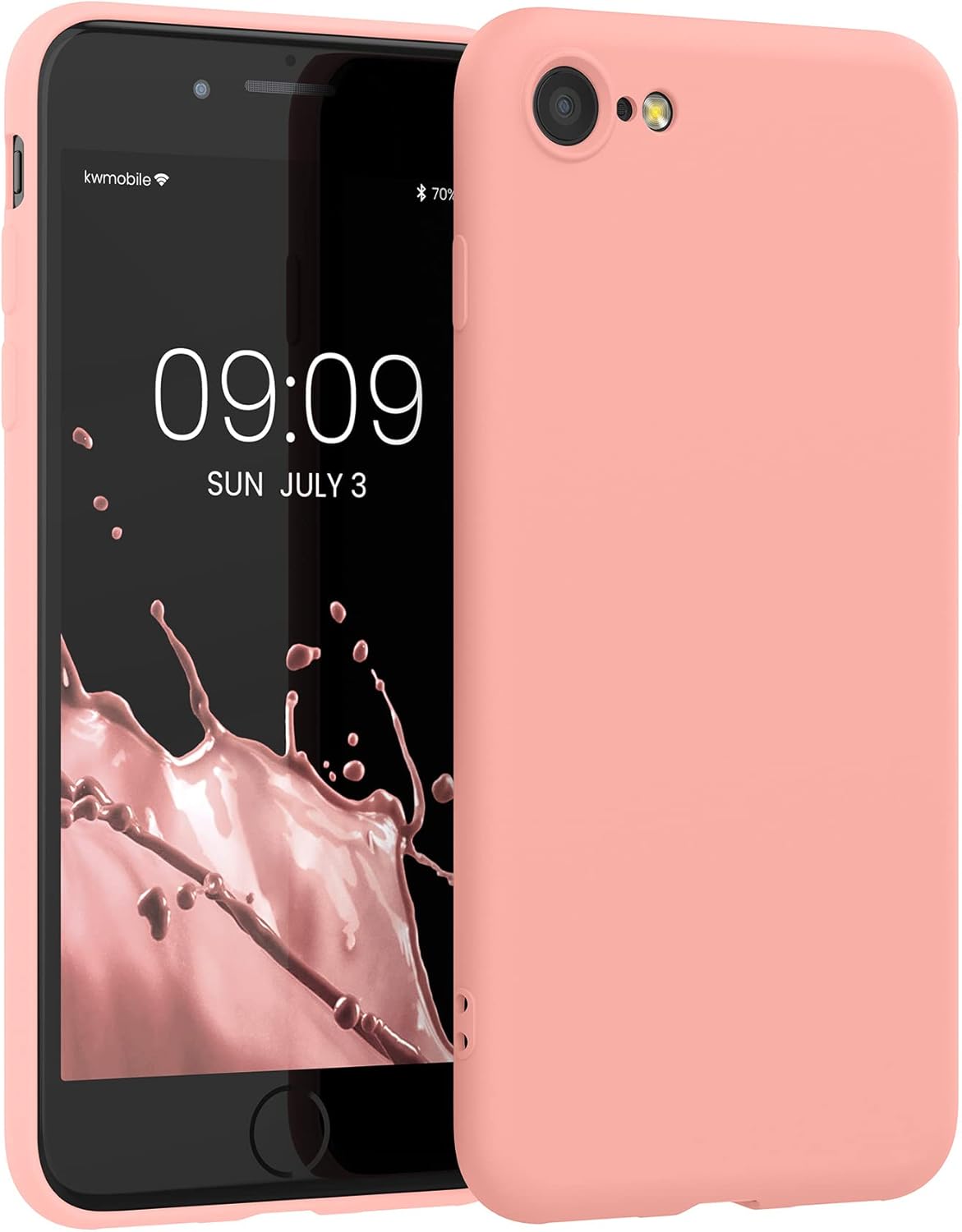 Housse Huawei P30 - Coque Souple Silicone TPU - Rose Foncé - Protection Complète Antidérapante