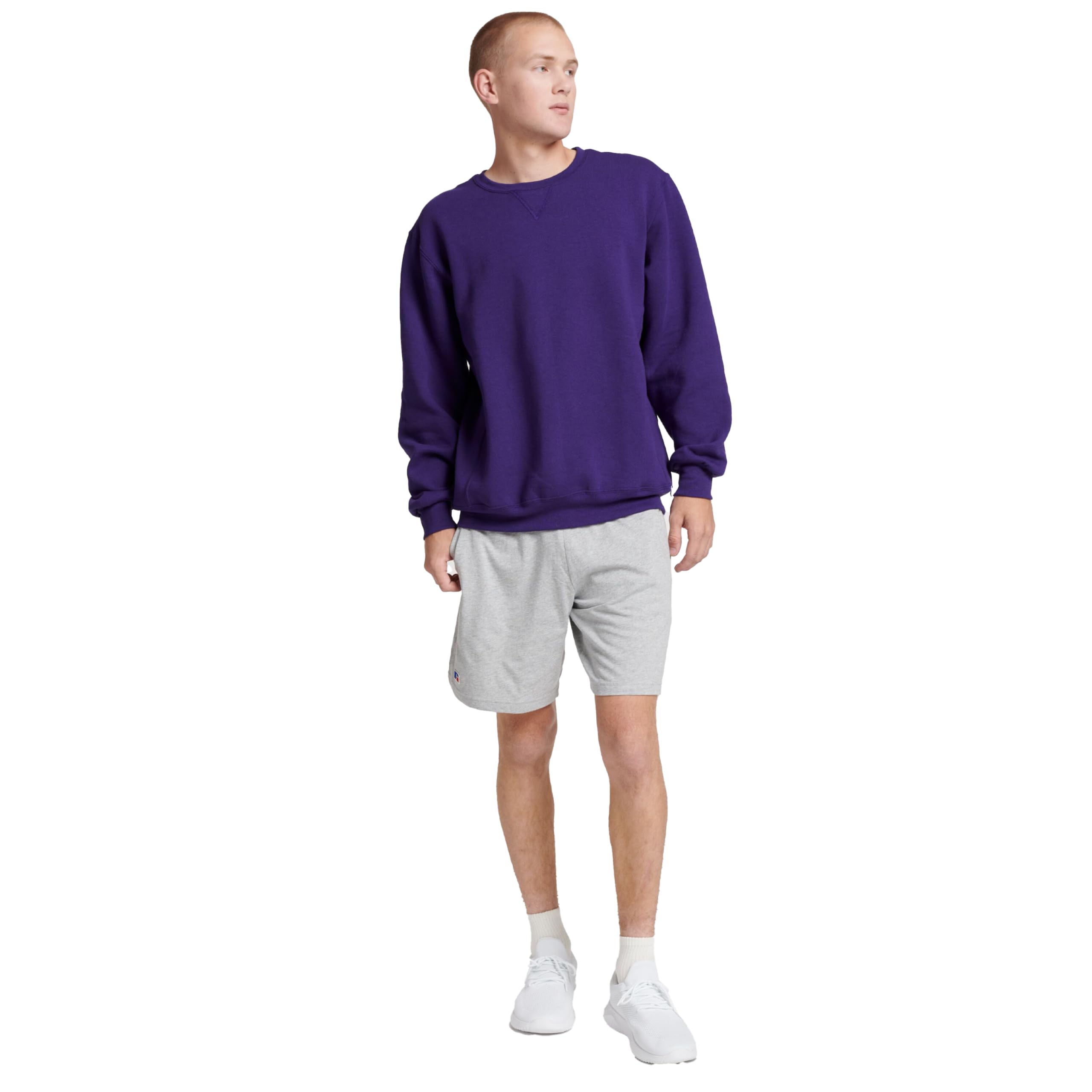 Russell Athletic Dri-Power Sudadera de Forro Polar para Hombre, Absorbe la Humedad, Mezcla de algodón, Ajuste Relajado, Tallas S-4X